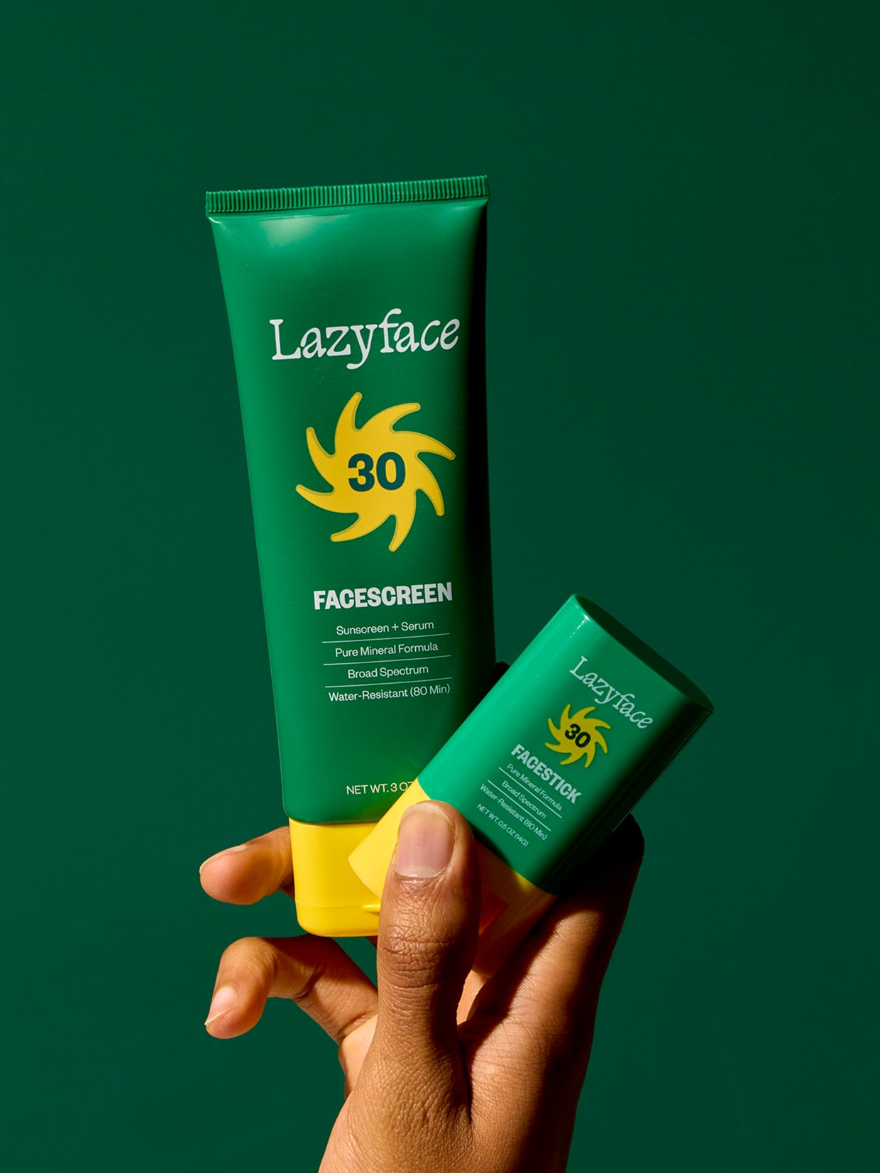 The Face Set: Mineral Face Sunscreen Duo, SPF 30 | Lazy Face